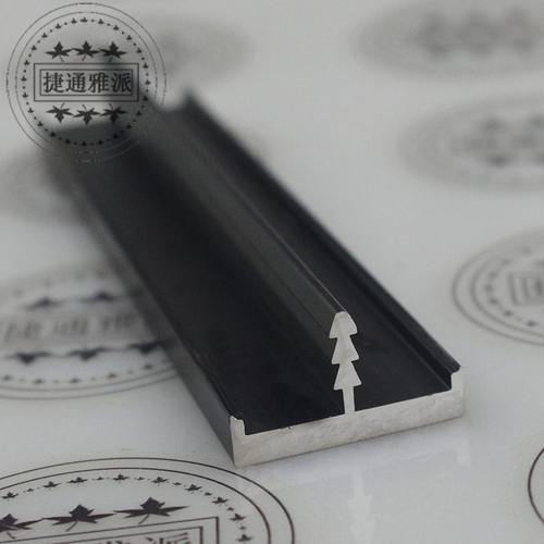 条加厚18板条3.0黑封边条铝合金拉丝木门收口包边 新品免漆板衣柜