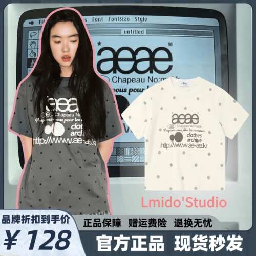 韩国潮牌ae短袖宋轶jenni