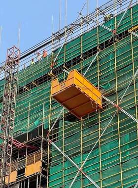 建筑卸料平台工地专用悬挑式托运高空作业装卸平台移动式转料平台
