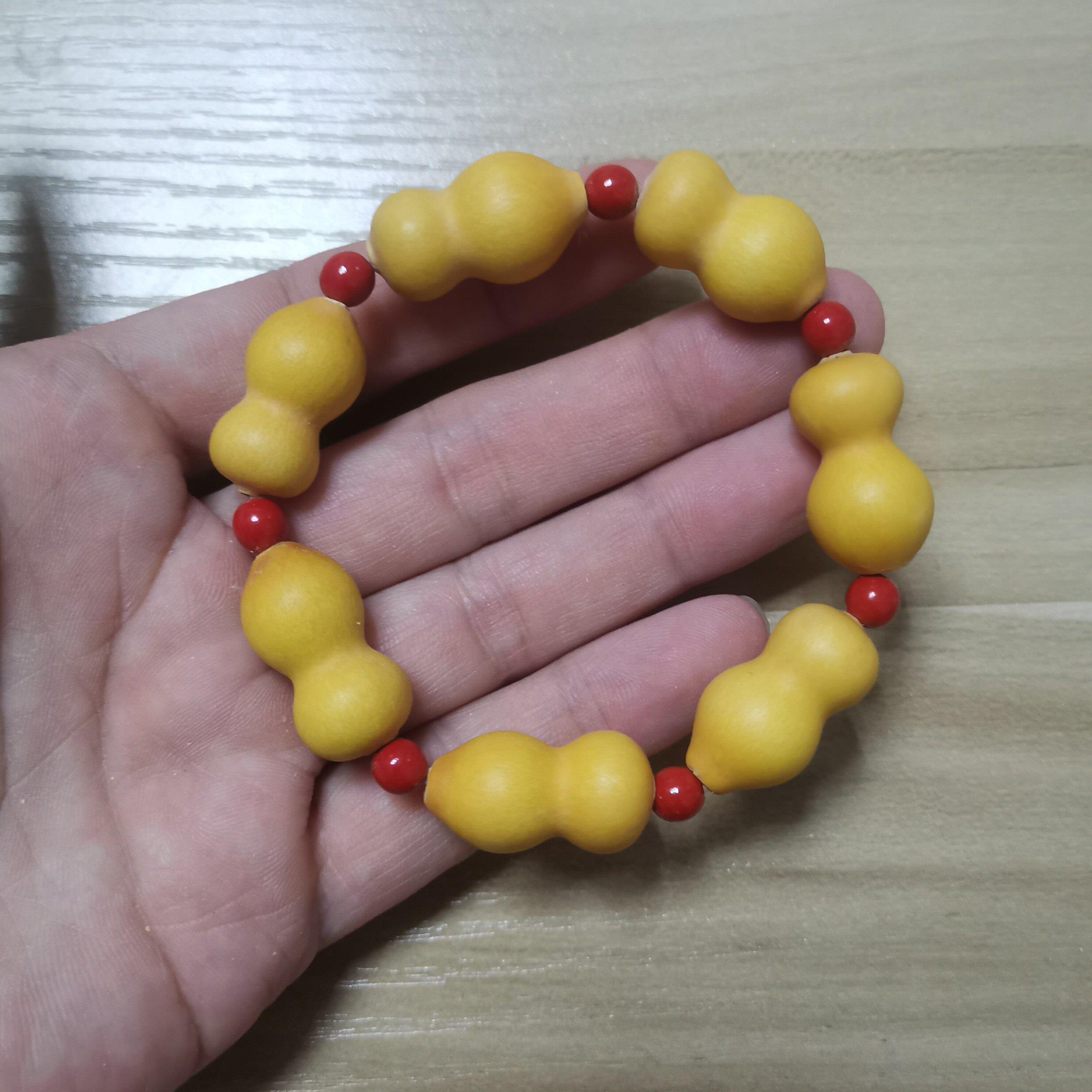 天然迷你葫芦手串精品草里金手串小葫芦手串男女手串文玩葫芦手捻