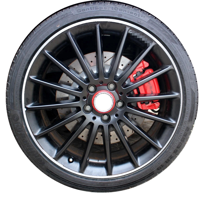 德系车用轮毂贴金属保护圈汽车轮毂装饰贴轮毂防撞保护圈四件装