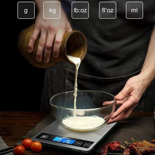 高档出口美国304不锈钢厨房秤烘焙电子磅称家用食物克重精准度高