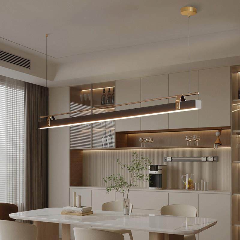 设计师意大利极简吊灯现代简约光豪华酒吧岛台灯餐厅茶室一字长吊