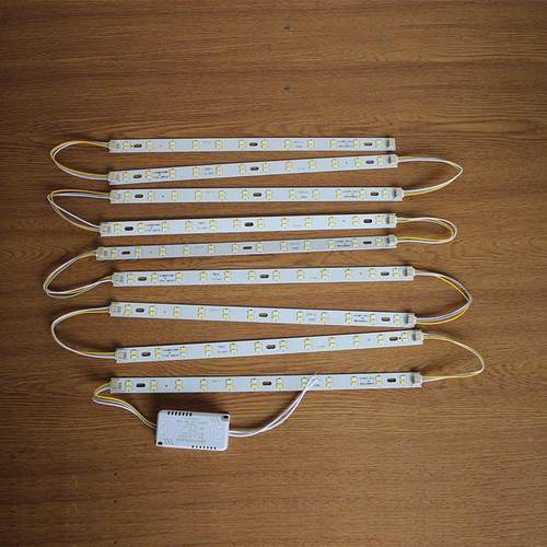 310mm双排灯珠长条灯片led替换灯板三色变光方形吸顶灯维修配件