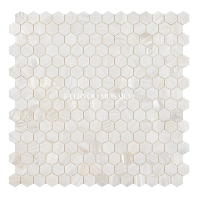 贝壳马赛克墙贴自粘六角贝母瓷砖厨房浴室客厅玄关柱子鱼池泳池砖