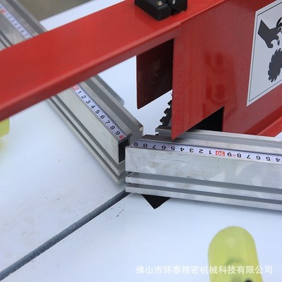 精密铝合金切割机 家居橱柜门45度90度切角机 薄箱框高速切割机