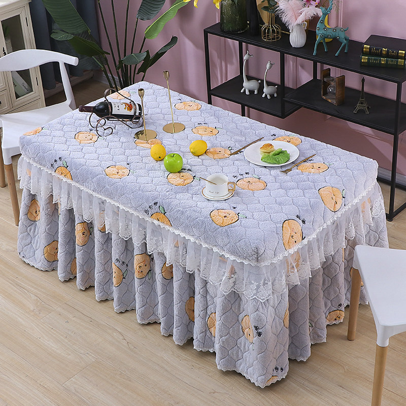 长方形电炉罩烤火罩冬季加厚烤火桌子罩套茶几罩电烤火桌布罩新款