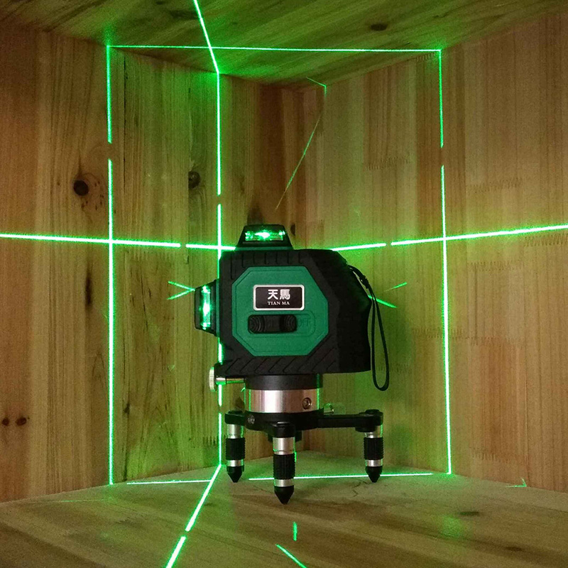 3d红外线水平仪绿光十字线高精度自动打线8线12线贴墙仪激光强光