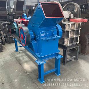 青石建筑垃圾粉碎机河卵石花岗岩炉渣破碎机混凝土再生骨料破碎机