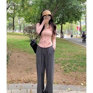 新款 开衫 2025新款 鱼骨防晒衣女款 瑜伽防晒服外套 夏季 薄小个子修身