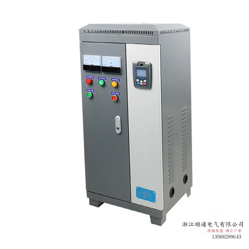 智能型控制柜低压75KW在线式软启动柜180kw水泵风机电机软起动器*