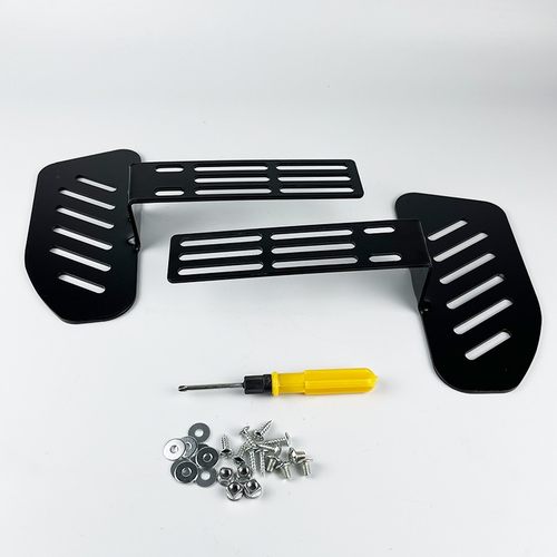 电动车前脚踏板改装配件007009加大通用电瓶车加装踏板前搁脚