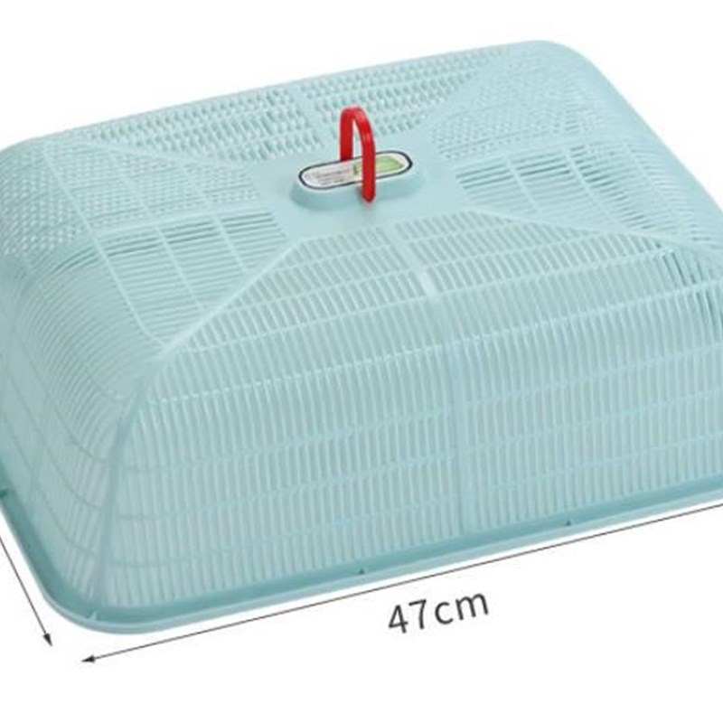 餐桌罩菜盖方菜特大饭号塑料罩家用形台罩长大号饭罩子食物遮7441