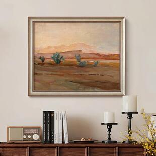 《旷野·生命》南法风客厅风景装饰画法式中古风玄关复古艺术挂画