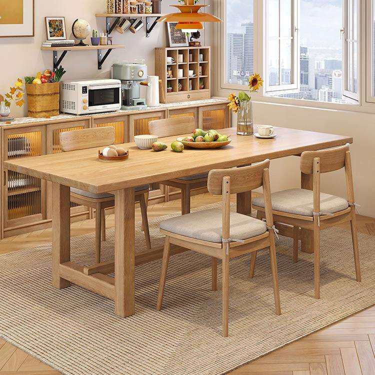 严选实木餐桌椅组合原木长桌长凳客厅吃饭桌子家用小户型餐厅餐桌,农机/农具/农膜,植保机械,淘宝优惠券,粉丝福利购,淘宝优惠卷