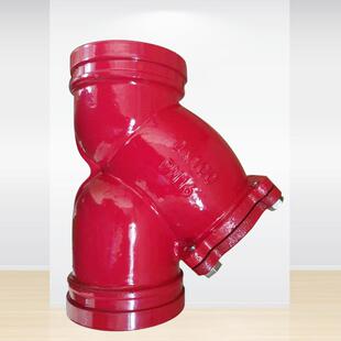 y型过滤器沟槽Y型过滤器卡箍过滤器沟槽式卡箍Y型过滤器