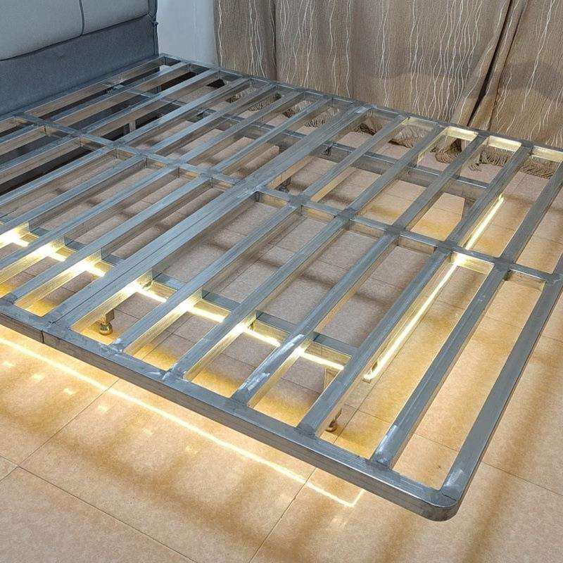 网红钢构悬浮床民宿专用轻奢无异响钢结构铁架铁艺钢架床加厚结实