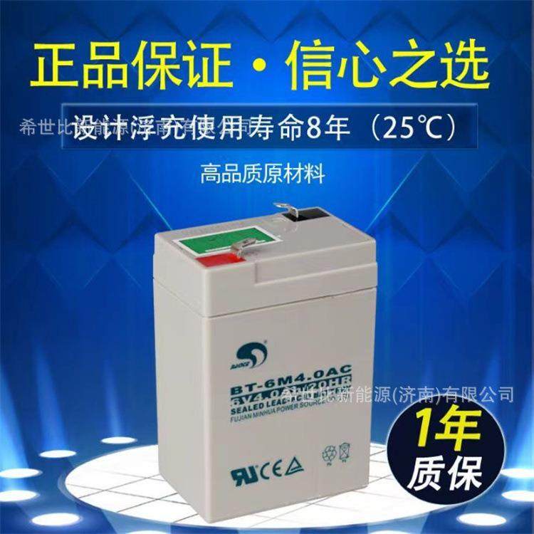 赛特BT-6M4.0AC(6V4Ah/20HR)电子秤、吊秤、童车用免维护蓄电池