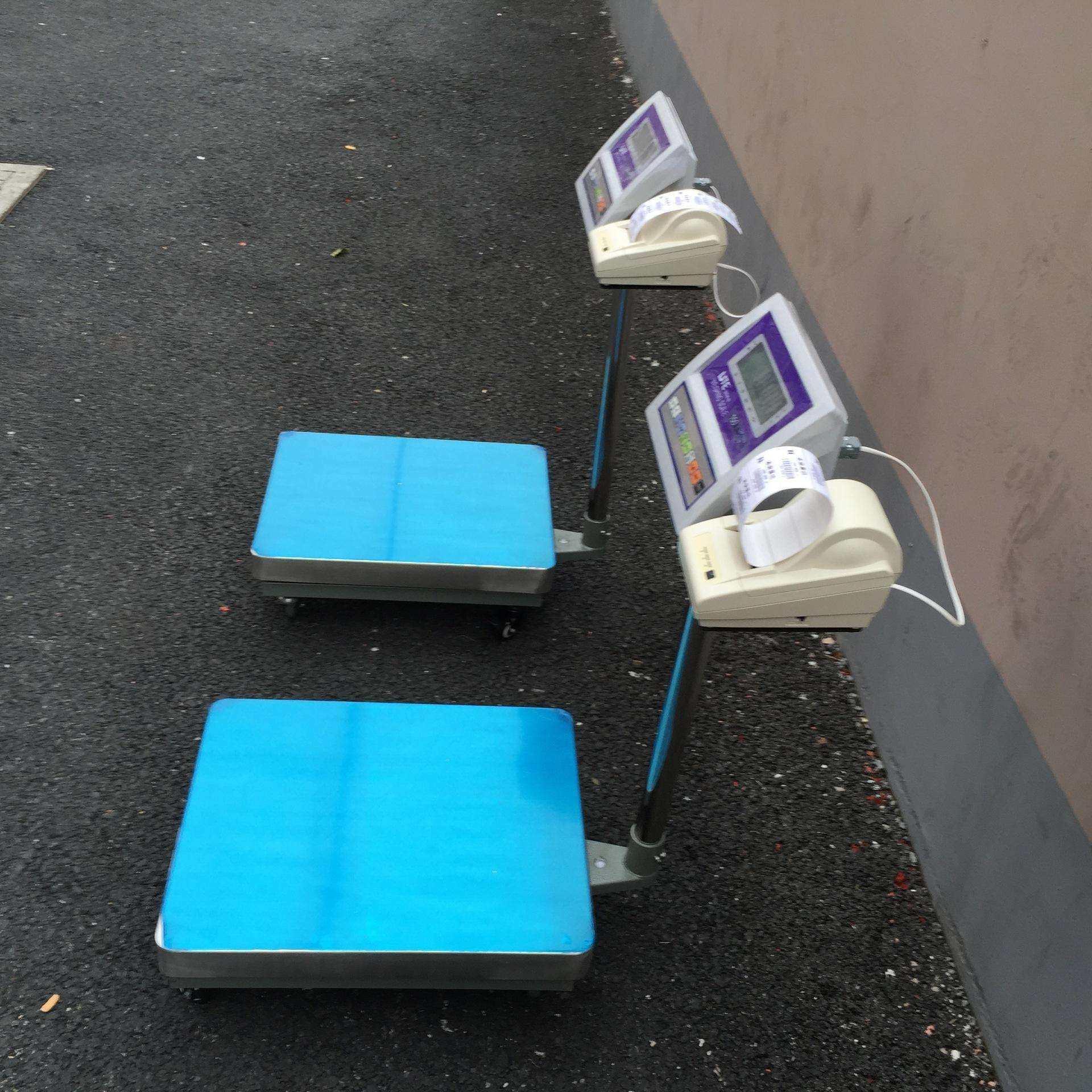 骑川TCS-QC-C工业标准带打印电子秤30KG-300KG热敏纸标签打印台秤