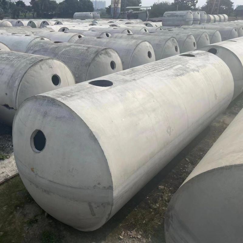 混凝泥土一体式化粪池2/4/6/9/12/16/20/30/40/50/70/100/立方/吨