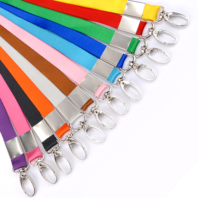 鑫锐加厚1.5cm金属钩加厚挂绳胸卡工作证件卡套吊带吊绳代表证可