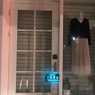 餐饮小吃奶茶店铺正在营业中创意发光挂牌定制灯箱玻璃门广告牌