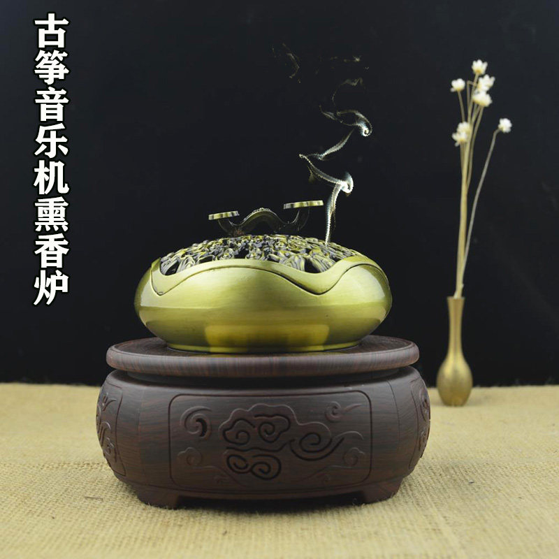 古典音乐机茶馆采耳养生馆古琴古典古风轻音乐蓝牙插卡沉香熏香炉