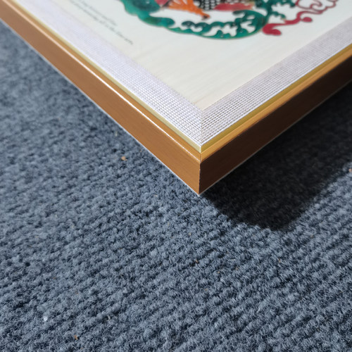 皮影摆台摆件陕西西安十二生肖皮影戏家居装饰画仿实木镜框送友人