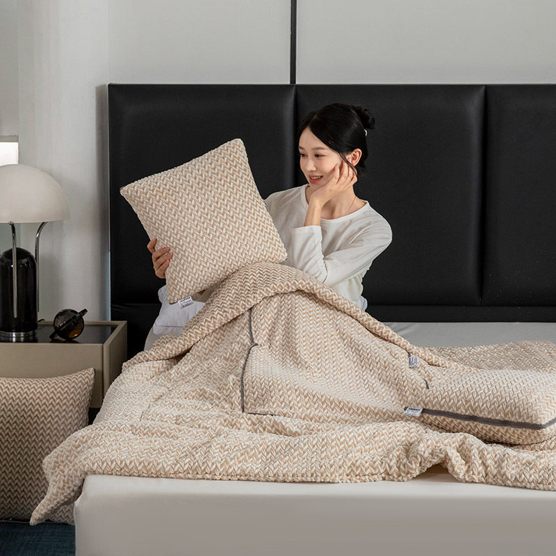 多功能抱枕被子两用纯色简约汽车沙发靠垫家用学生宿舍午休被加厚