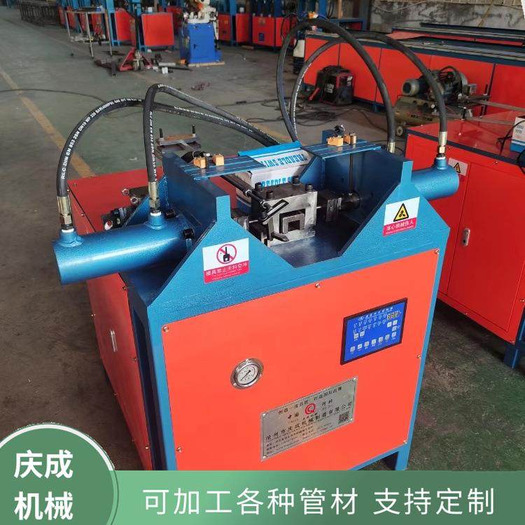 方管冲孔多功能液压槽钢角铁不锈钢圆管冲弧设备