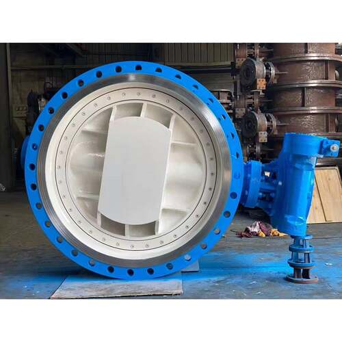 D343H-16C碳钢阀门蝶阀DN400双法兰手动蝶阀DN300低压碳钢法兰阀