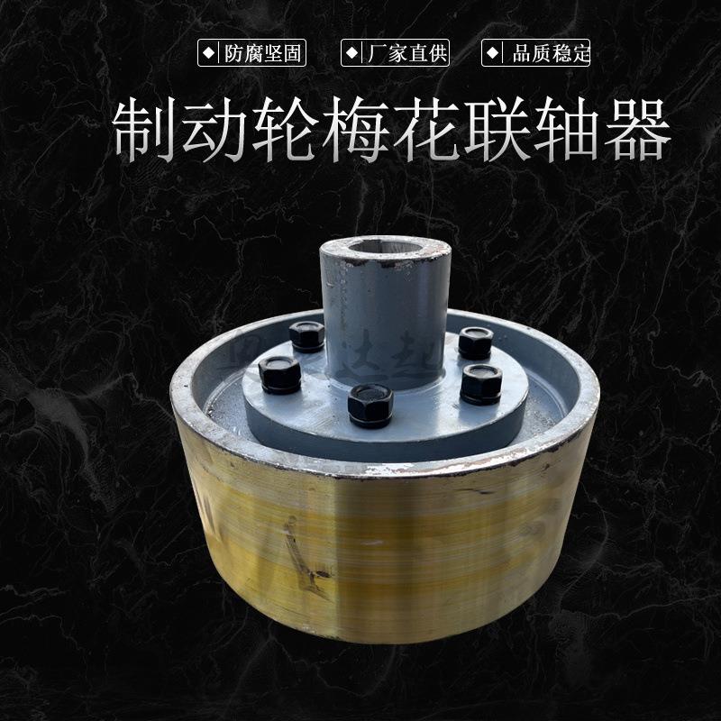 中腹板制动轮联轴器电机传动联轴器梅花弹性联轴器φ170185220