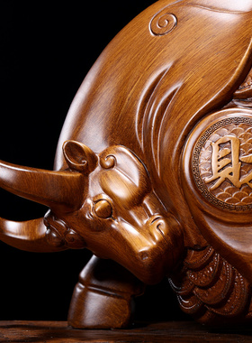 旺市神牛摆件招财生肖牛客厅老板办公室桌面装饰公司店铺开业礼物