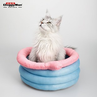 猫窝猫睡窝睡垫 多格漫宠物用品猫咪用品凉感夏季