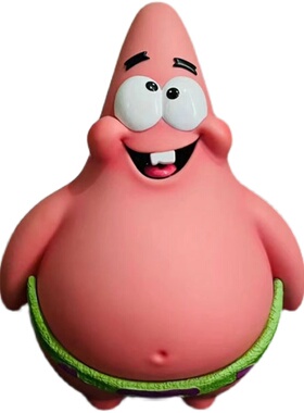 潮玩模型好朋友派大星肥宅网红可爱车载主机壳摆件生日礼物模型公