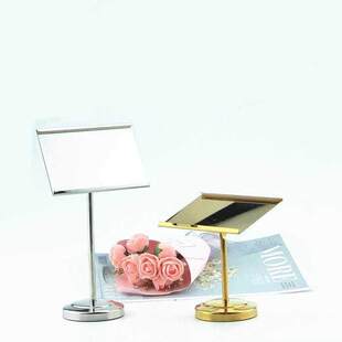 不锈钢台号牌席位卡夹号码夹婚庆架桌签名片夹自肋餐餐牌座桌牌号