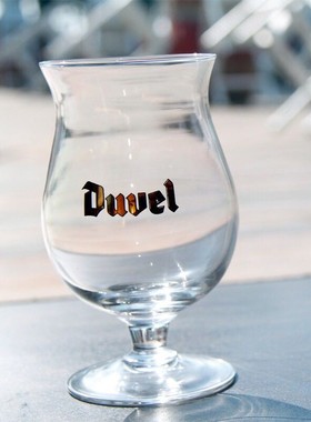 督威啤酒杯创意高脚杯比利时进口DUVEL杜威专用杯玻璃水杯饮料杯