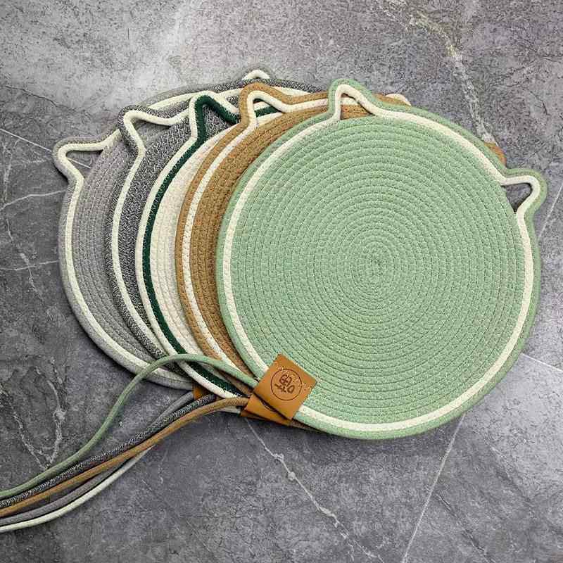 猫抓垫猫抓板耐磨不掉屑耐抓猫咪磨爪编织棉绳宠物睡垫子四季通用