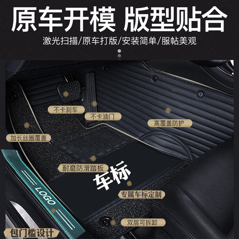 适用22/23/2024款雷克萨斯NX260NX400h+NX350h专用全包围汽车脚垫