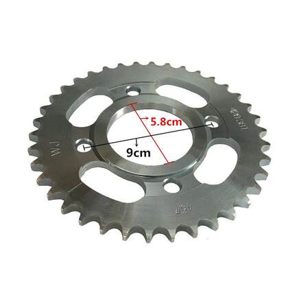 摩托车链盘WY125-A-C大齿CG125XF125后牙盘彪影悍影幻影CBT后链轮