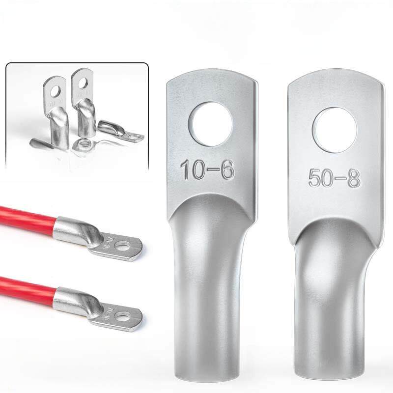 铜加厚Jg铜鼻端子座船形冷压铜连接器镀锡线鼻电缆压接线耳