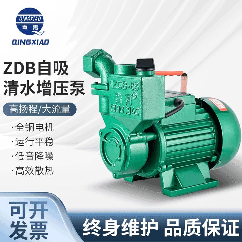 青霄自吸泵1ZDB-35/45/65 家用水井抽水机330W/550W/750W清水泵