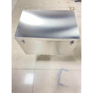 不锈钢箱长方形304不锈钢工具箱带锁加厚收纳储物箱周转箱定制