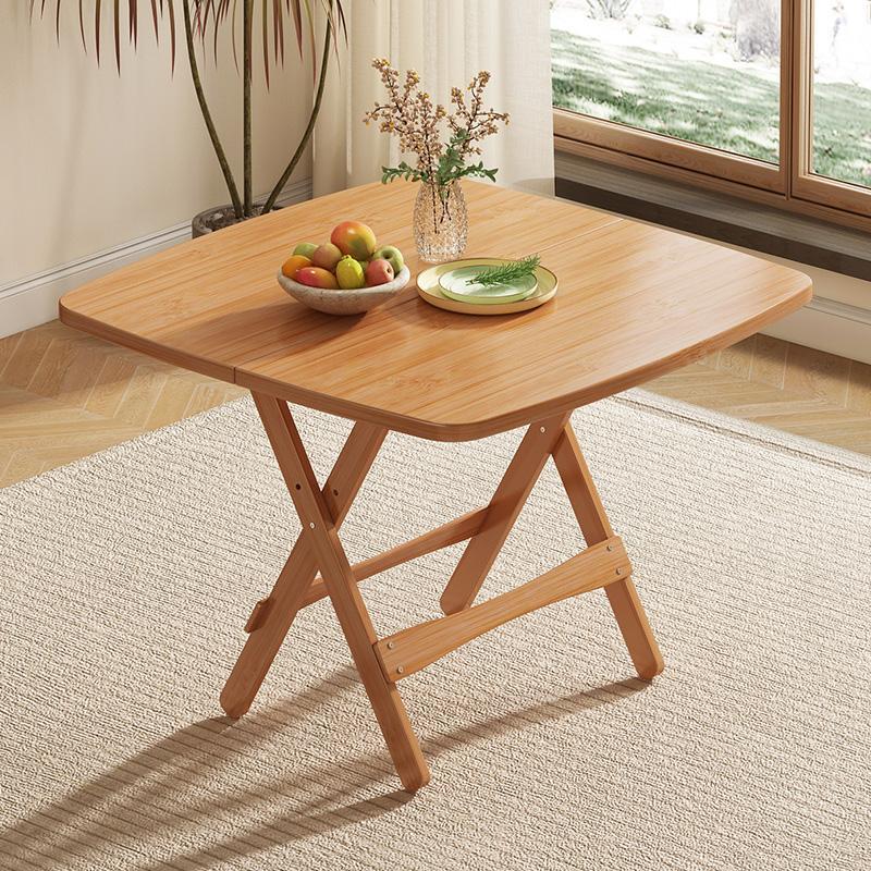 可折叠桌阳台简易方桌家用经济型出租房吃饭桌子便携式摆摊野餐桌