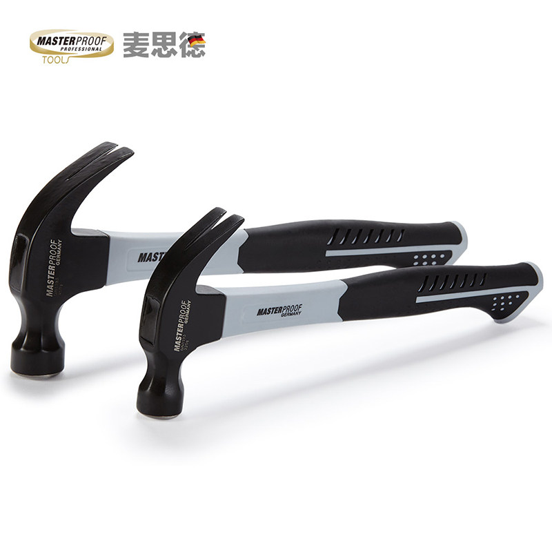 羊角锤木工锤子特钢多功能工地建筑直角锤德国迷你圆头羊角锤头