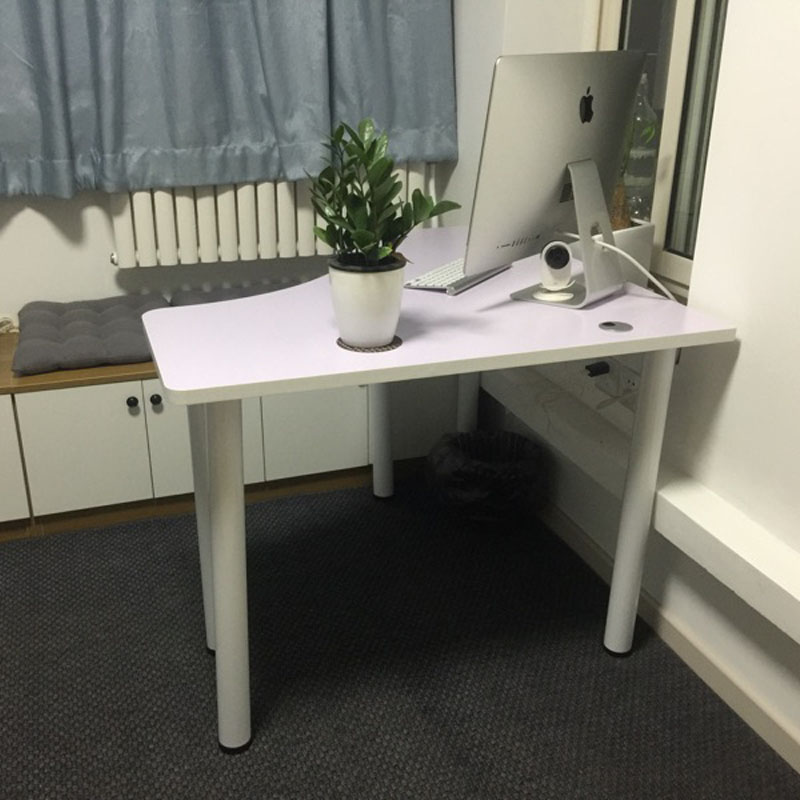 简单的卧室床头角桌角桌笔记本桌桌直角桌角弯钢木桌