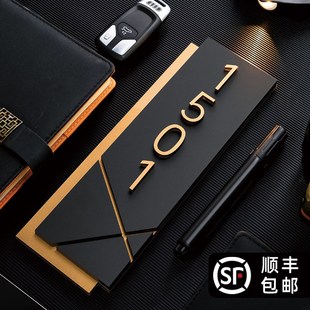 牌家用高级感入户门定制酒店宾馆房间房号数字创意个性 门牌号码 标