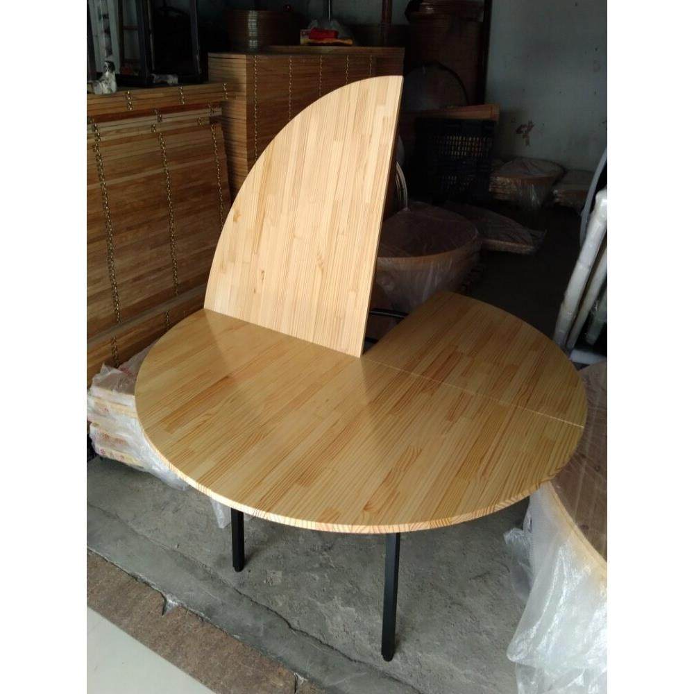 4分全实木折叠圆桌面圆形家用餐桌四拼大圆桌1.4米1.6米1.8米2米,住宅家具,实木餐桌,淘宝优惠券,粉丝福利购,淘宝优惠卷