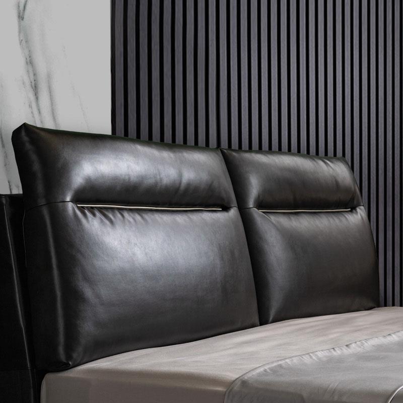 丰范床头靠垫意式简约轻奢纯色卧室床头靠垫软包大靠背床头罩定制