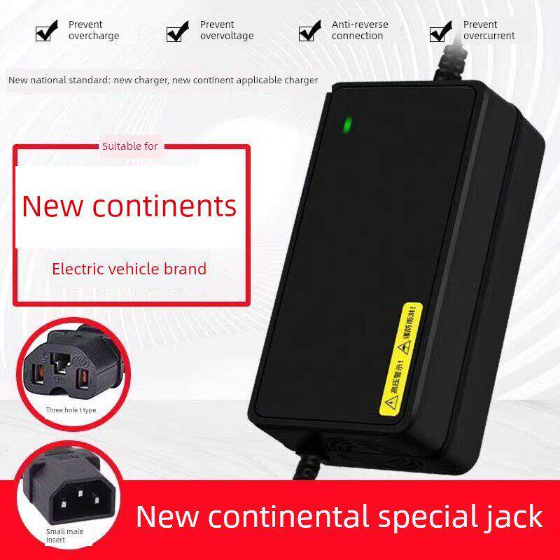 新达州电动汽车电池充电器48V12Ah60V20Ah72V32A新国标